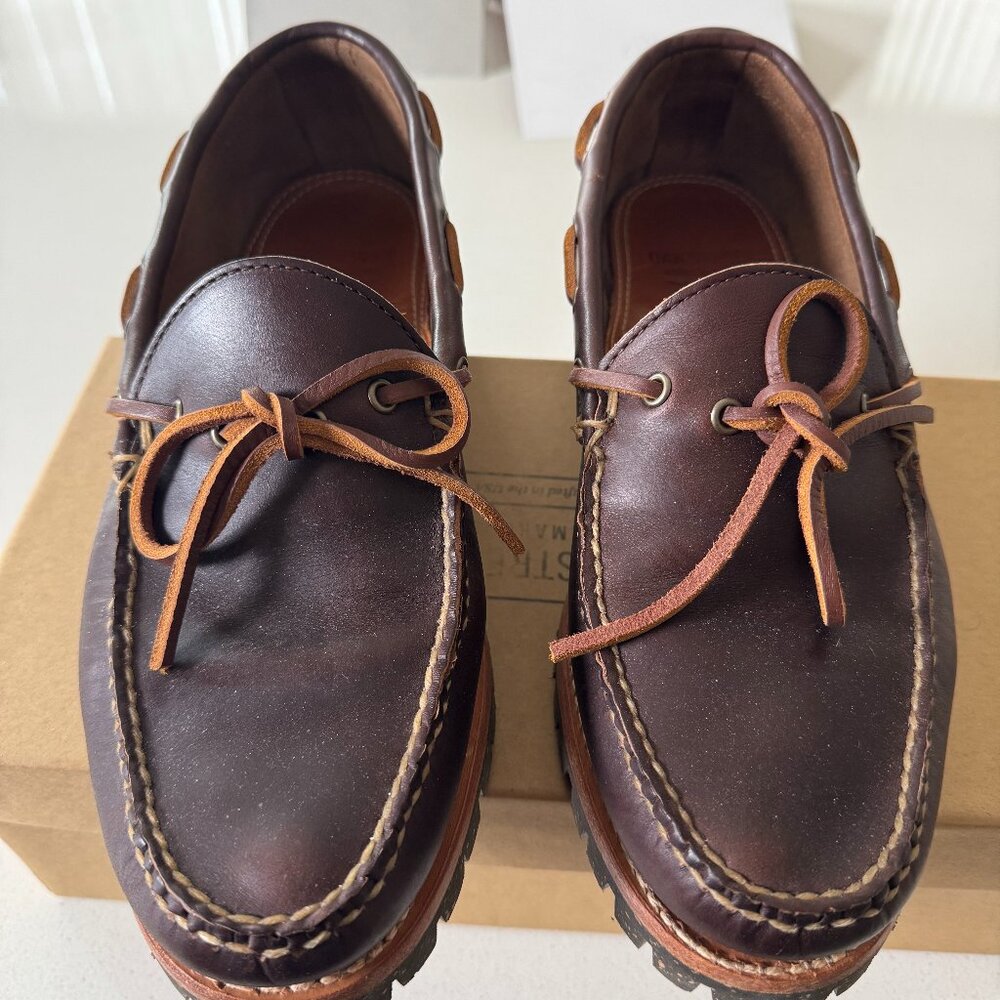 Oak Street Bootmakers Leather Rowing Oxfords